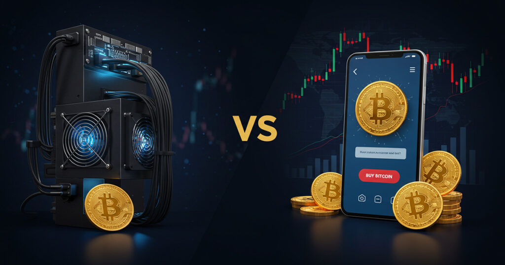 Bitcoin Mining vs. Buying